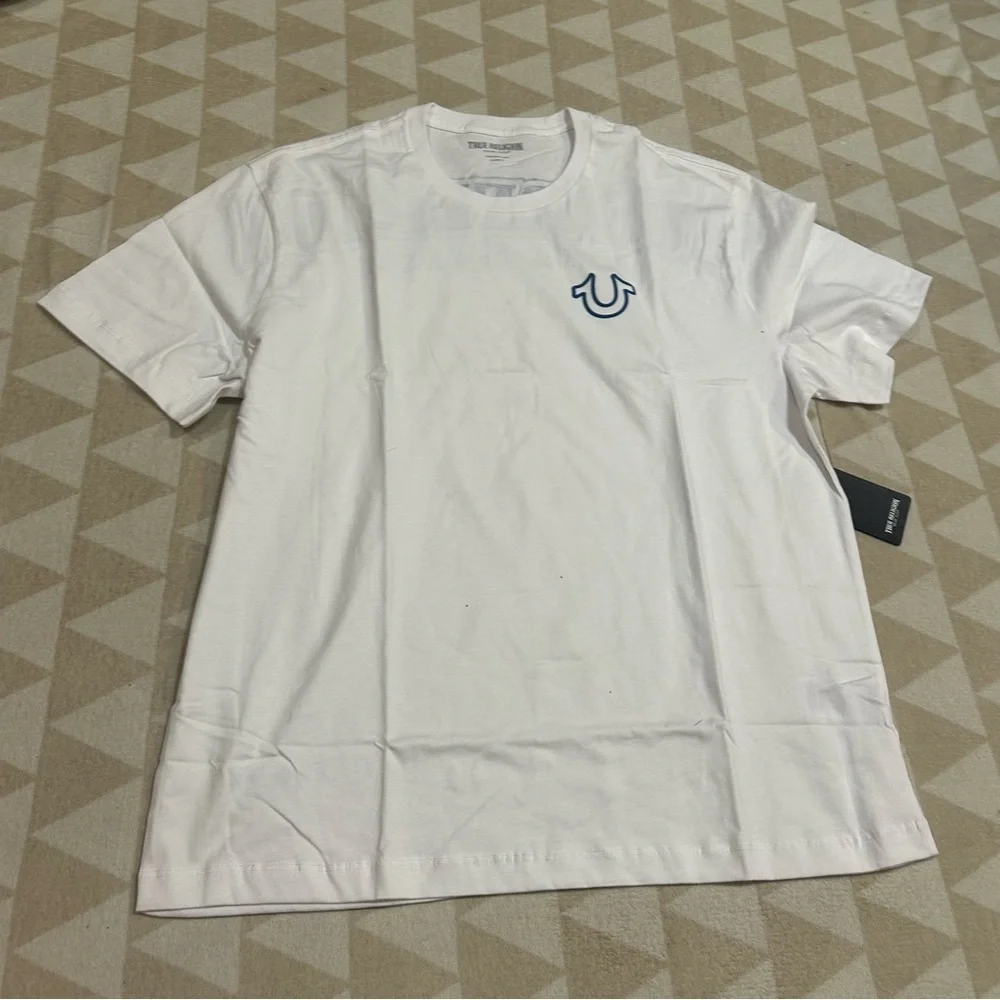 True religion LOGO OVERSEAM PUFF T TEE